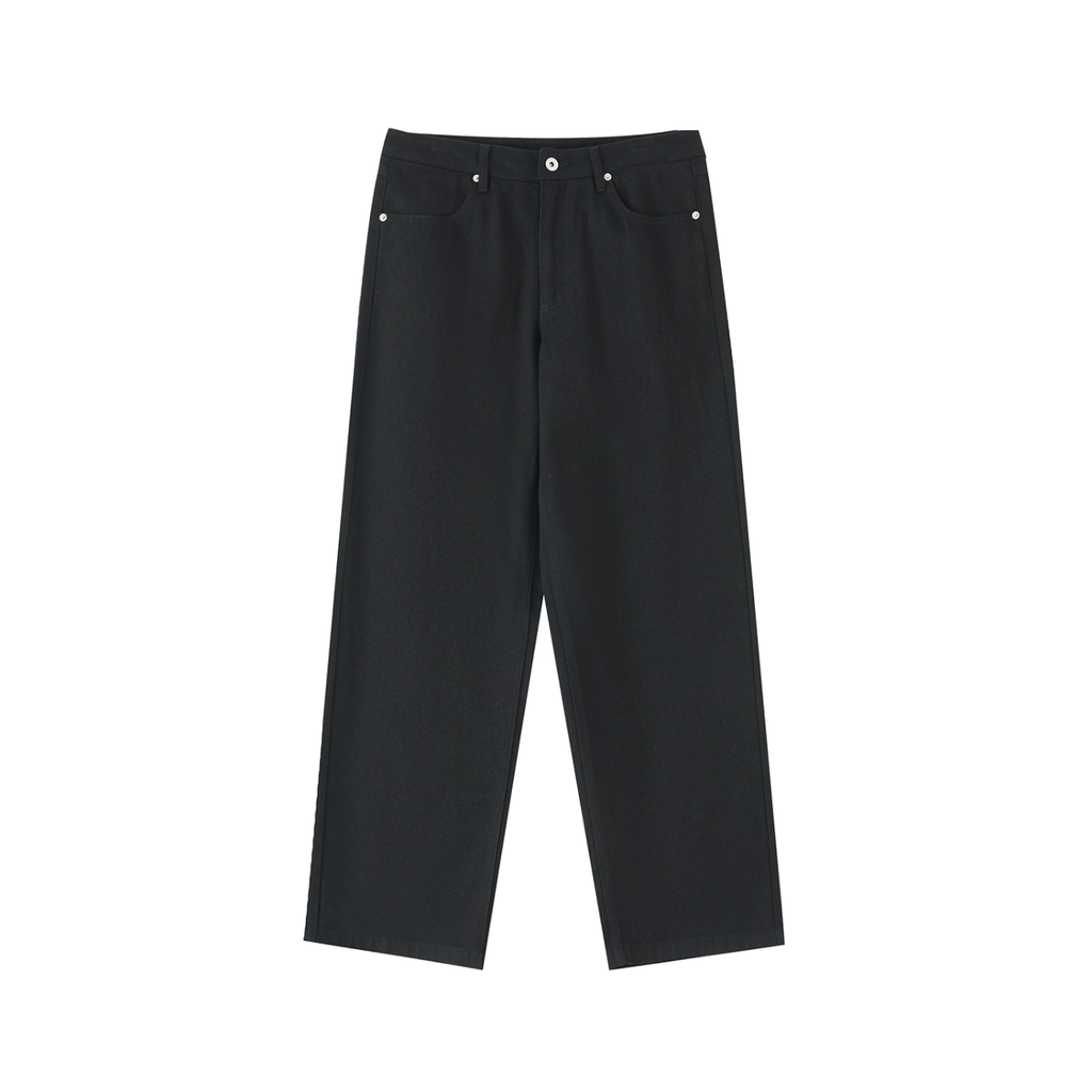 Essential Straight-Leg Black Chino