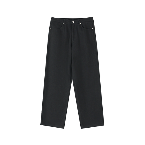 Essential Straight-Leg Black Chino