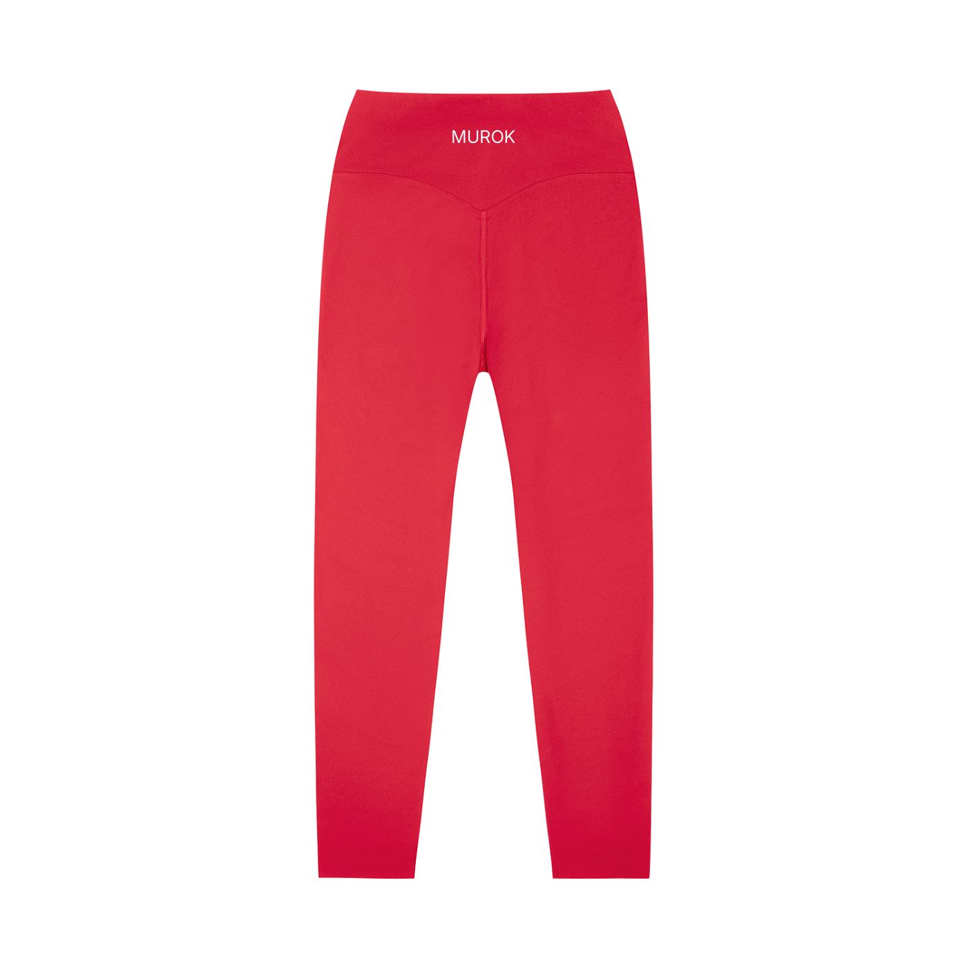 MUROK Red High-Waisted Leggings