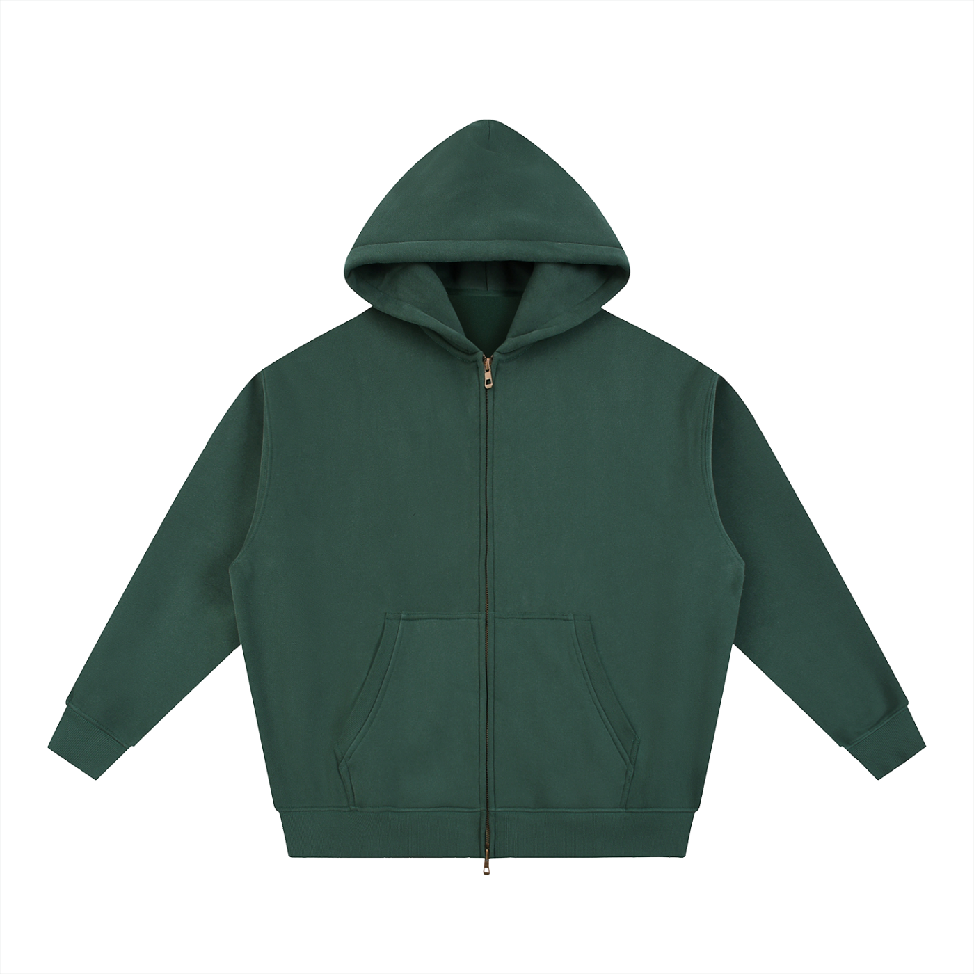 MUROK Oversized Boxy Zip Hoodie
