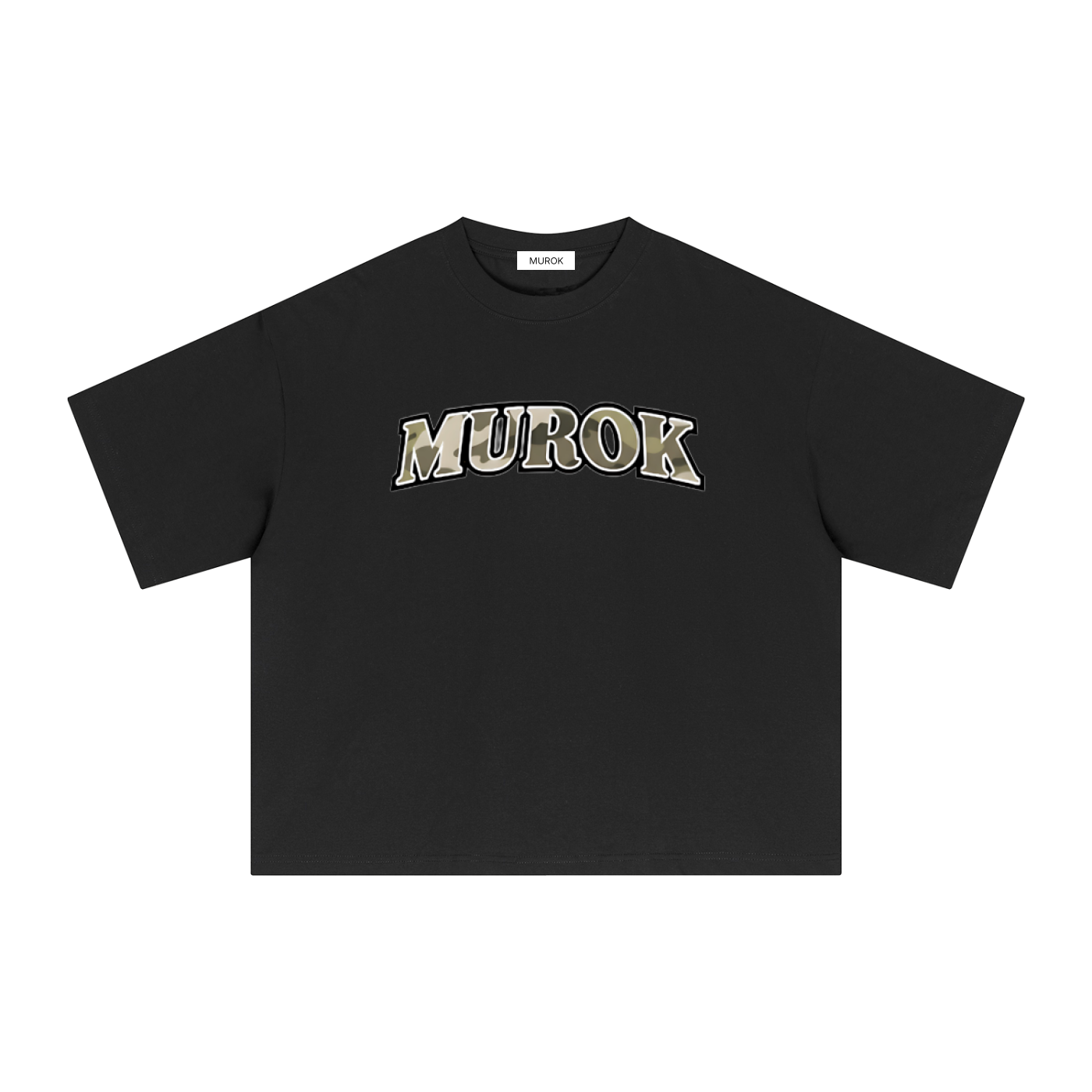 MUROK Camo Boxy Oversized T-Shirt