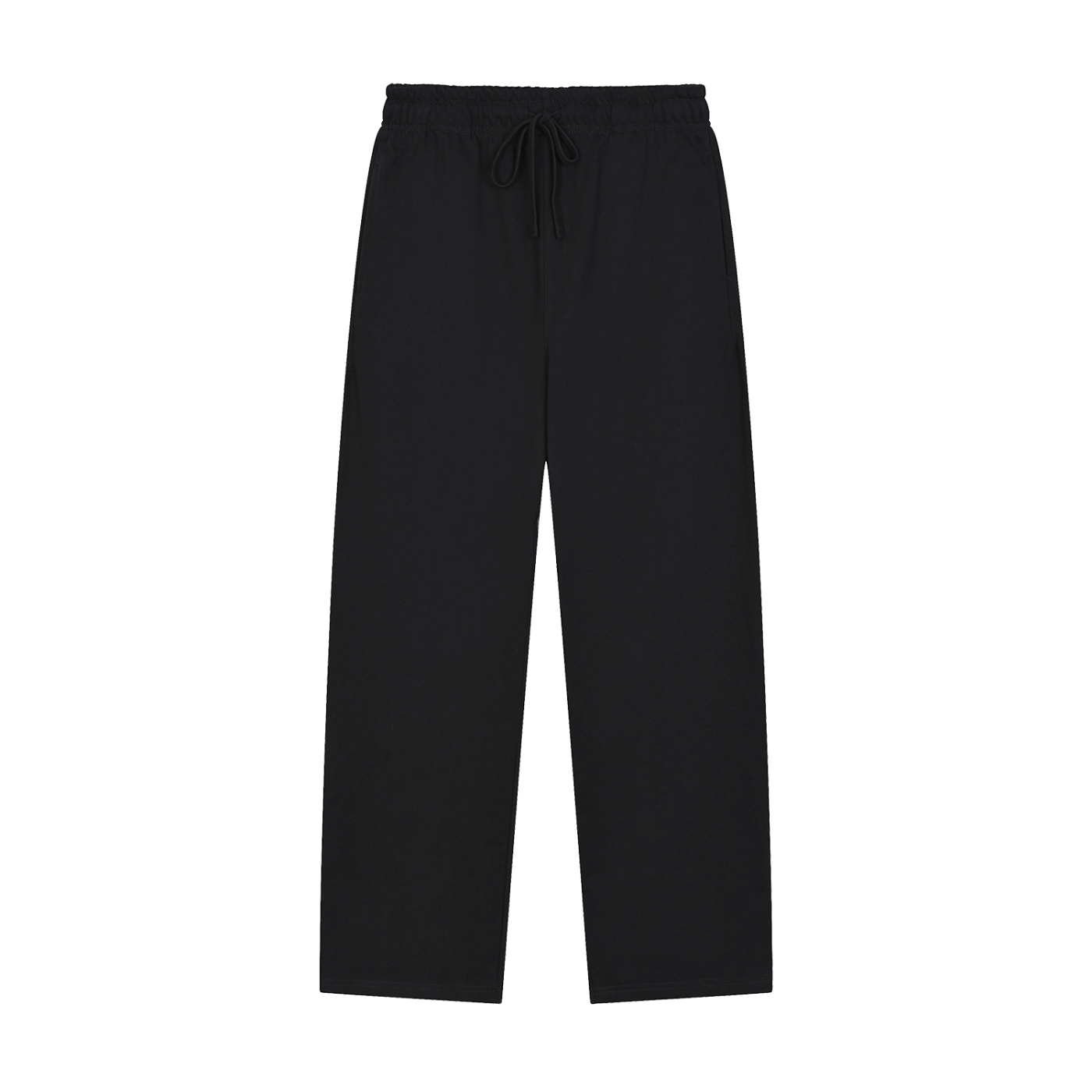 MUROK Straight-Leg Black Sweatpants