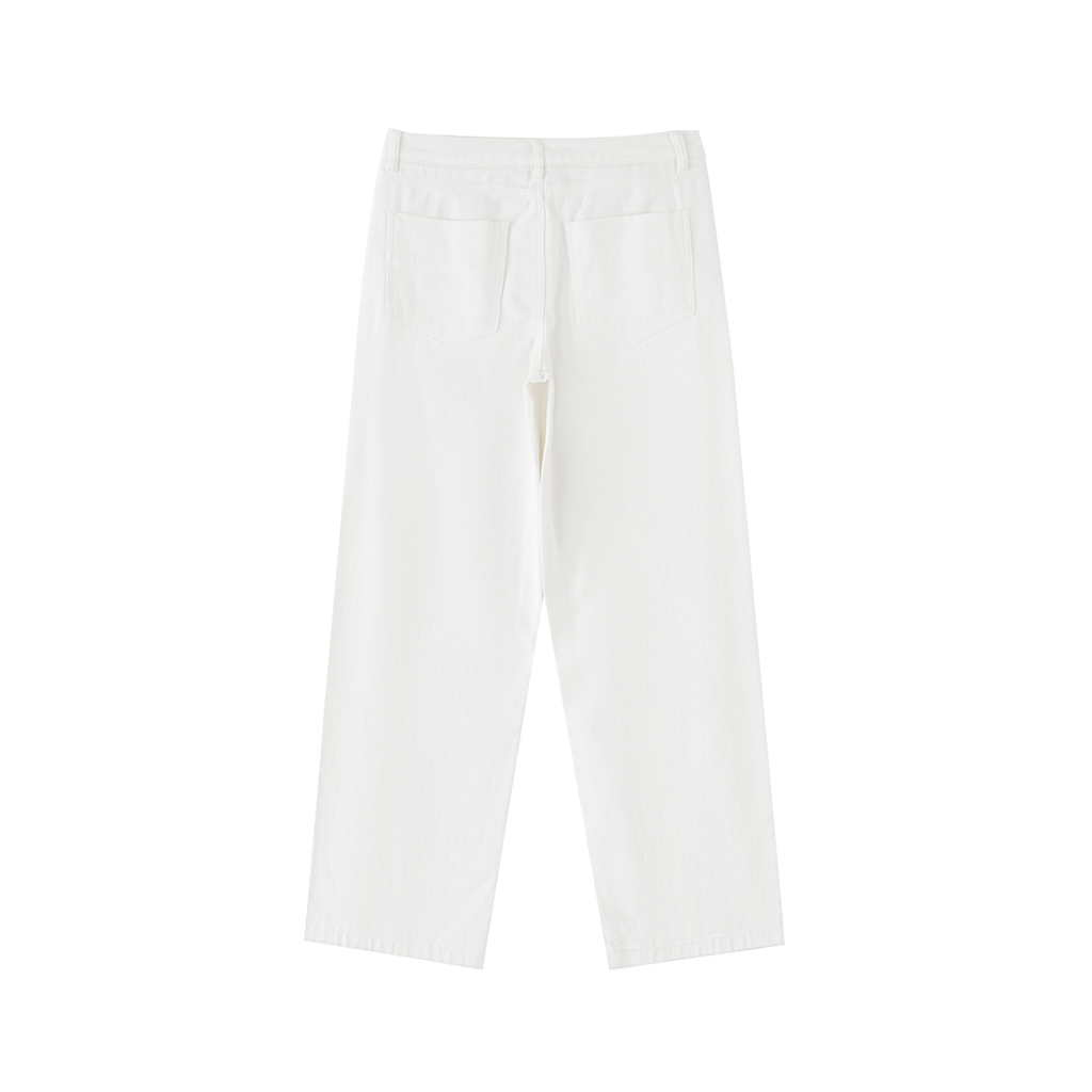 Essential Straight-Leg White Chino