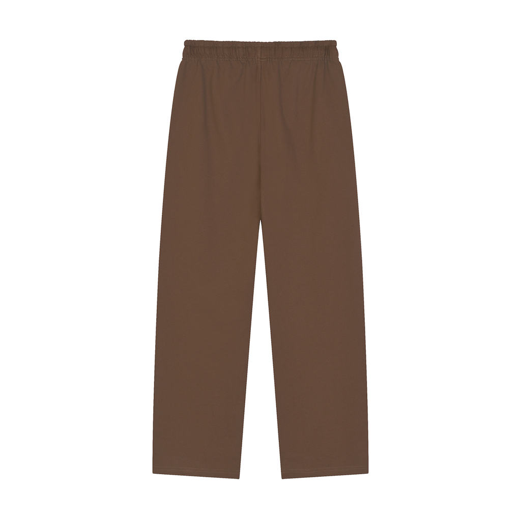 MUROK Straight-Leg Brown Sweatpants