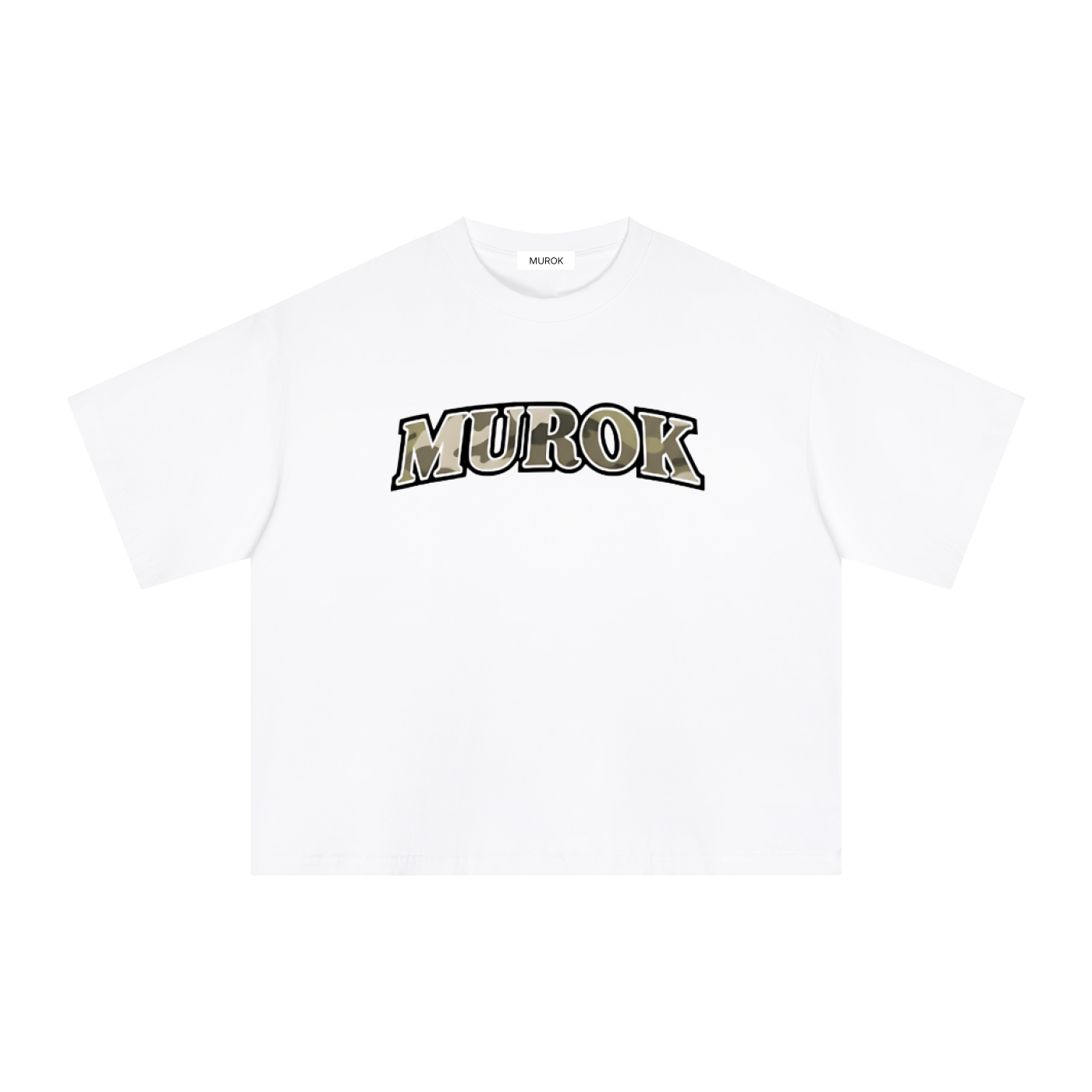 MUROK Camo Boxy Oversized T-Shirt