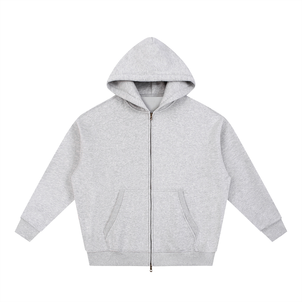 MUROK Oversized Boxy Zip Hoodie