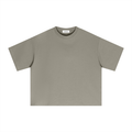 MUROK Khaki Essential Boxy T-Shirt