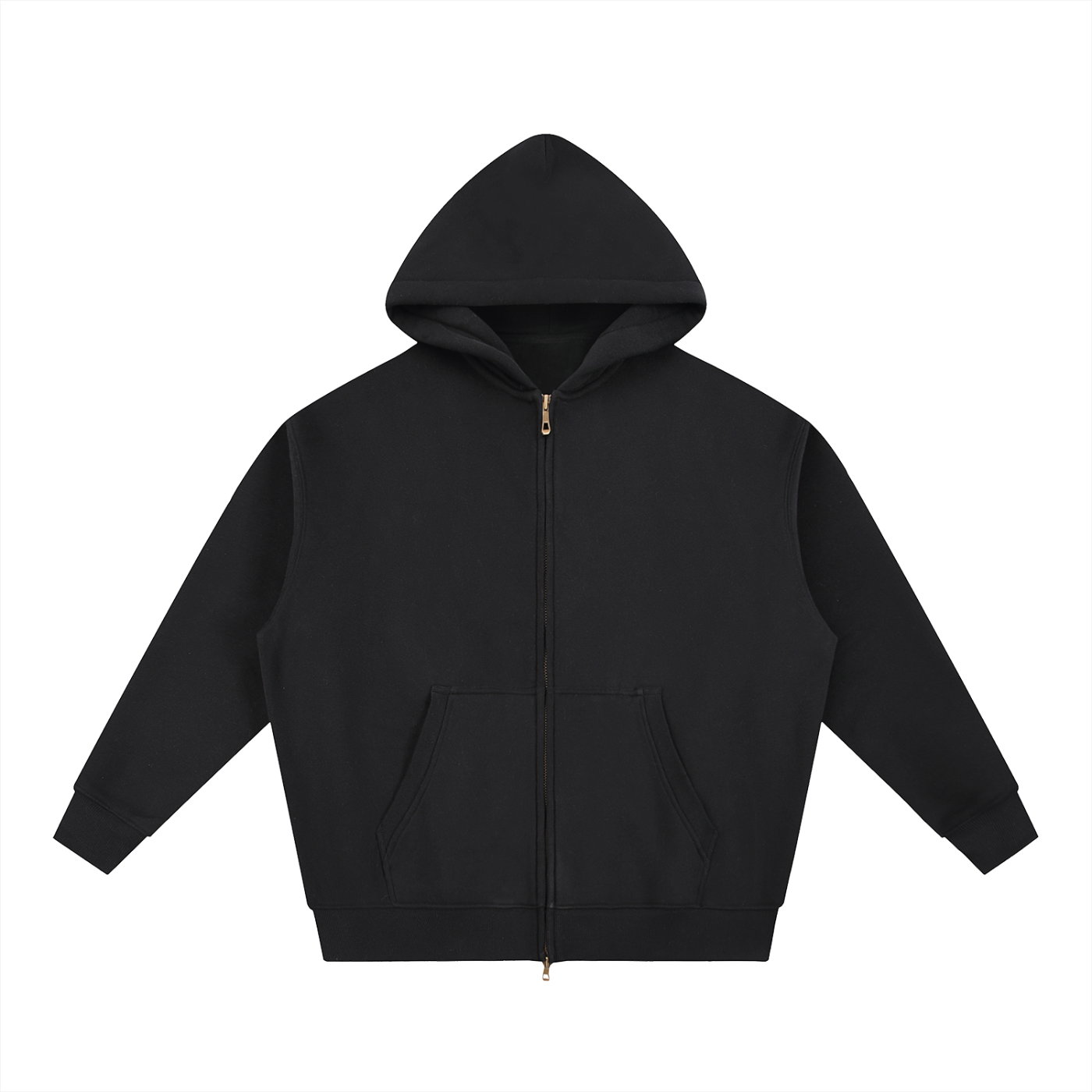 MUROK Oversized Boxy Zip Hoodie