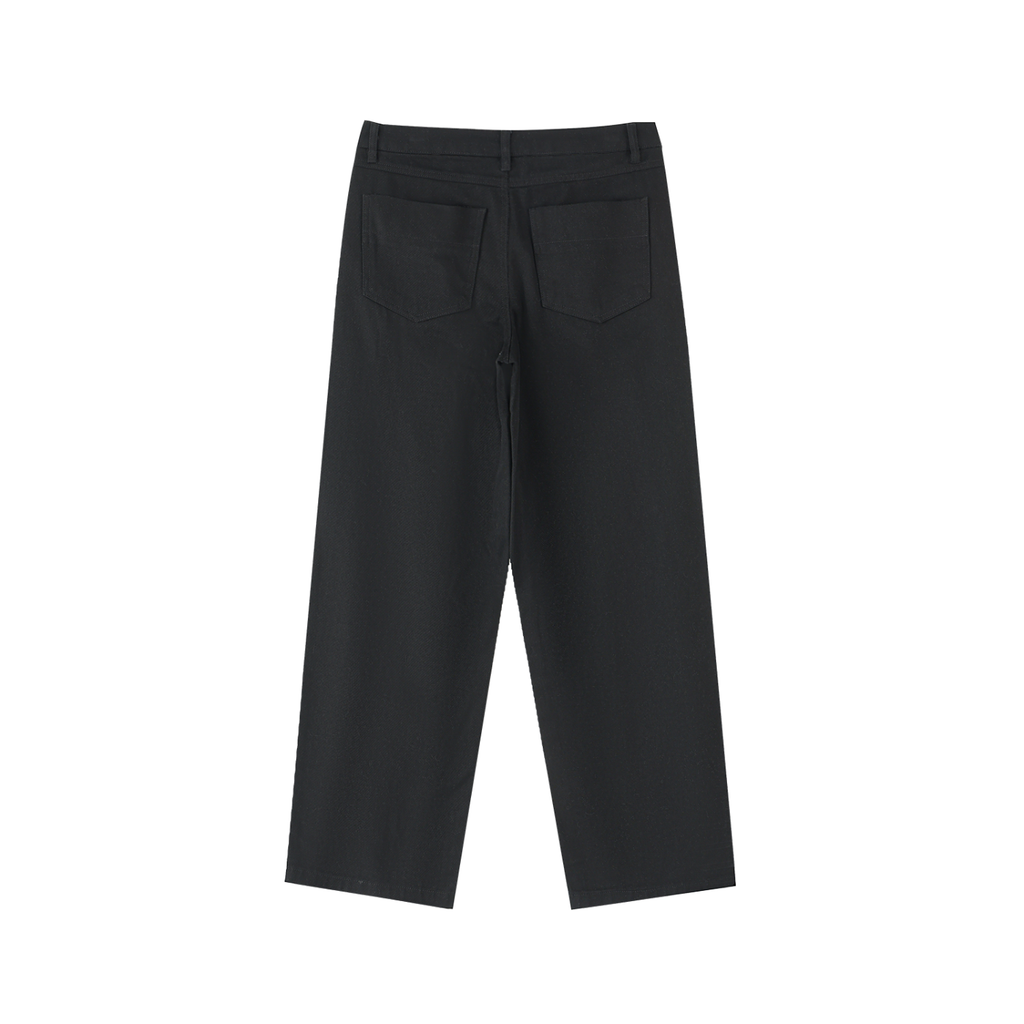 Essential Straight-Leg Black Chino