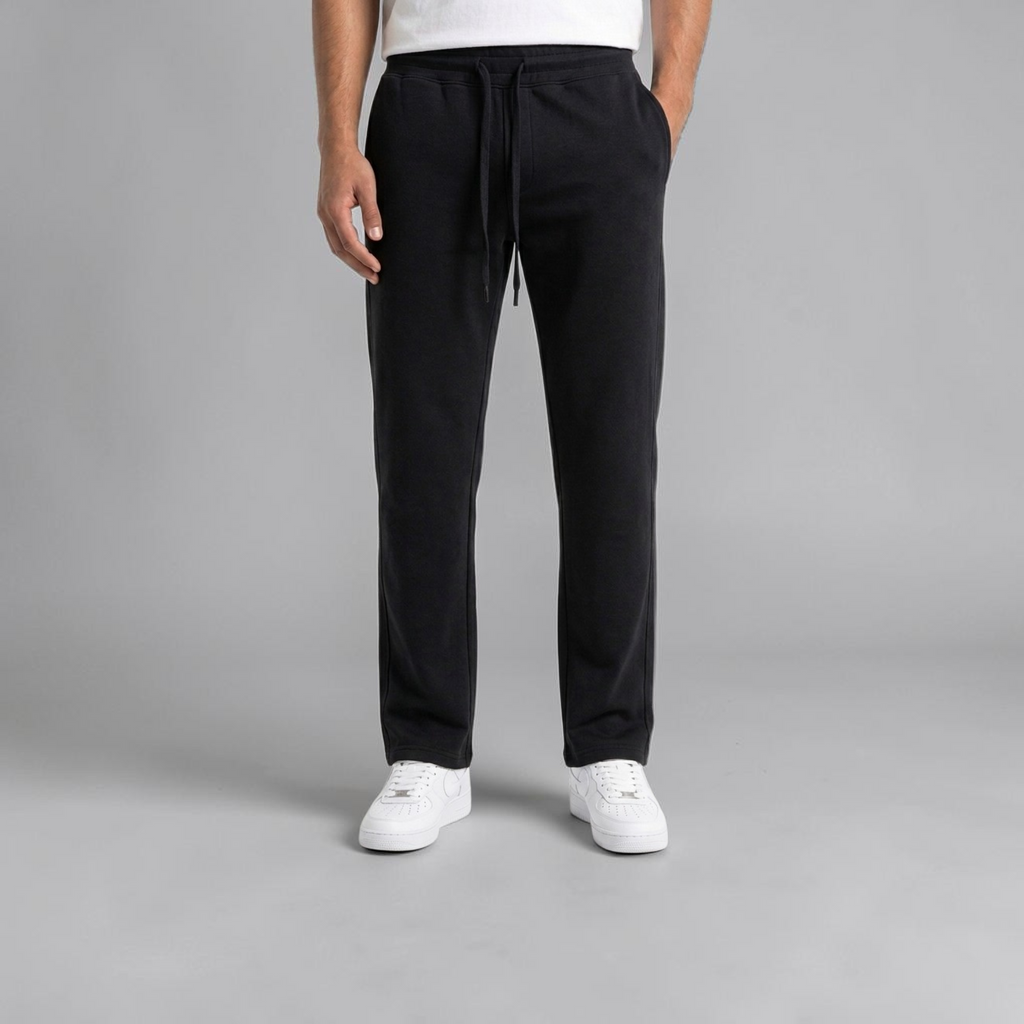 MUROK Black Straight Leg Jogger