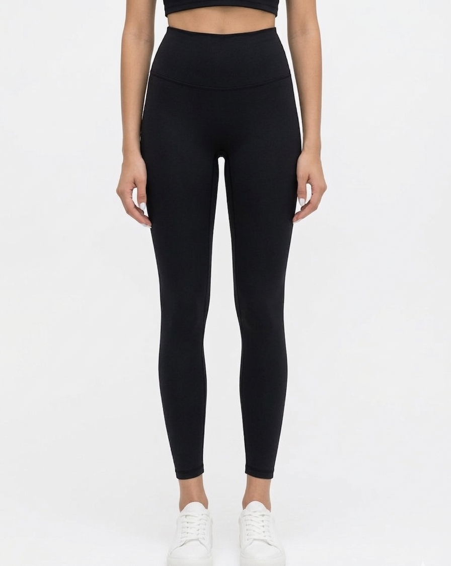 MUROK Black High-Waisted Leggings