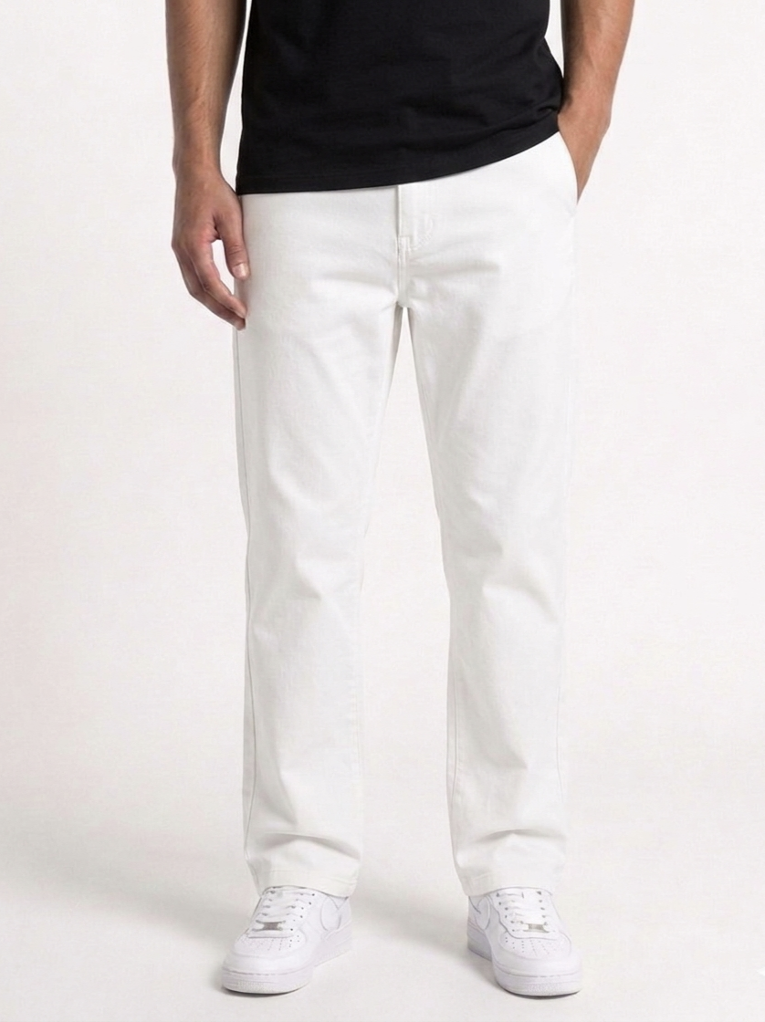 Essential Straight-Leg White Chino