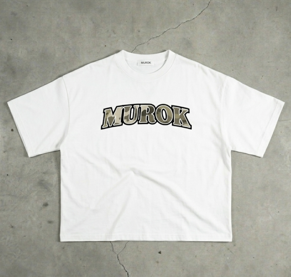 MUROK Camo Boxy Oversized T-Shirt